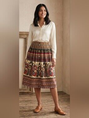 VTG 14 St. Micheal Paisley Skirt